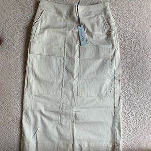 Prologue beige midi-skirt